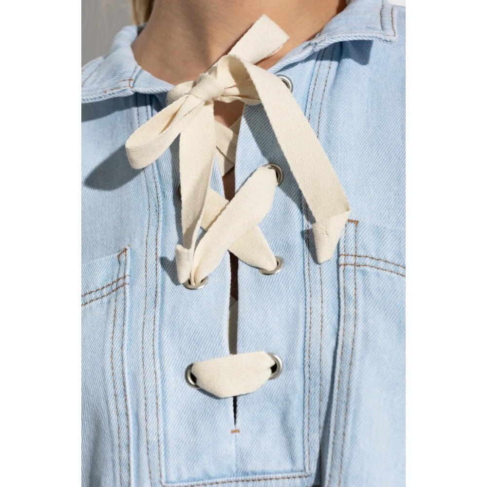 Munthe Denim shirt Fuxalima Blue Dames
