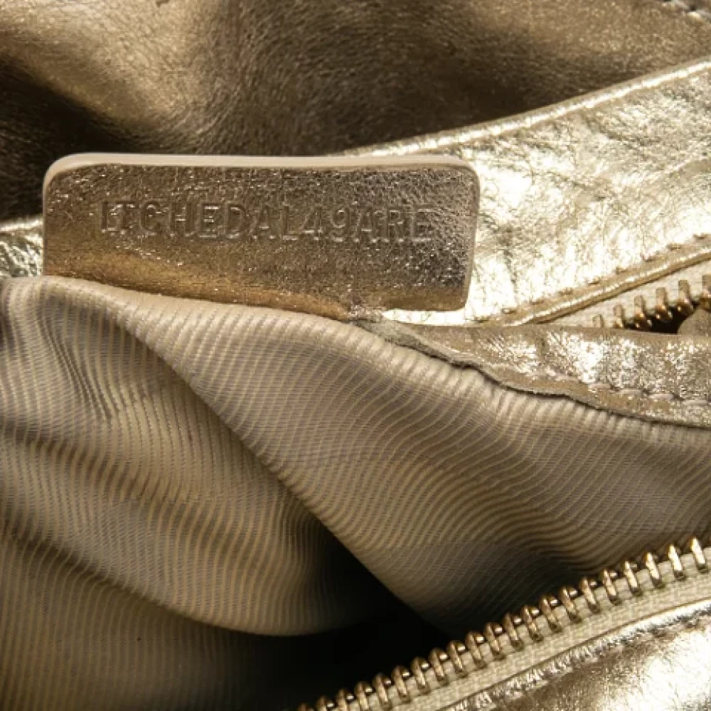 Burberry Vintage Pre-owned Leather totes Yellow Dames