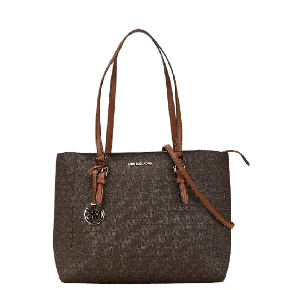 Michael Kors Pre-owned Canvas totes Brown Dames