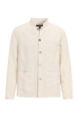 hvid-linned-overshirt-regular-fit