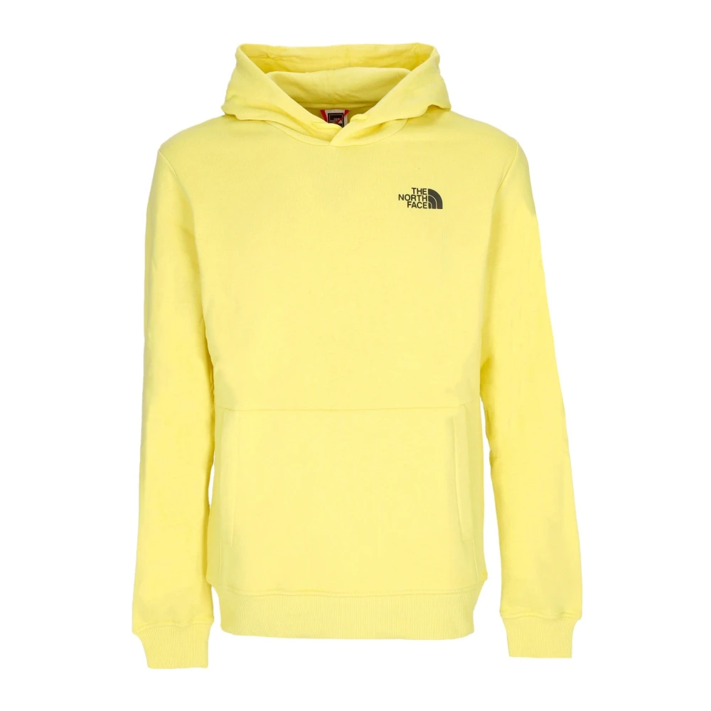 The North Face Gele Staart Hoodie Coördinaten Lange Mouw Yellow Heren
