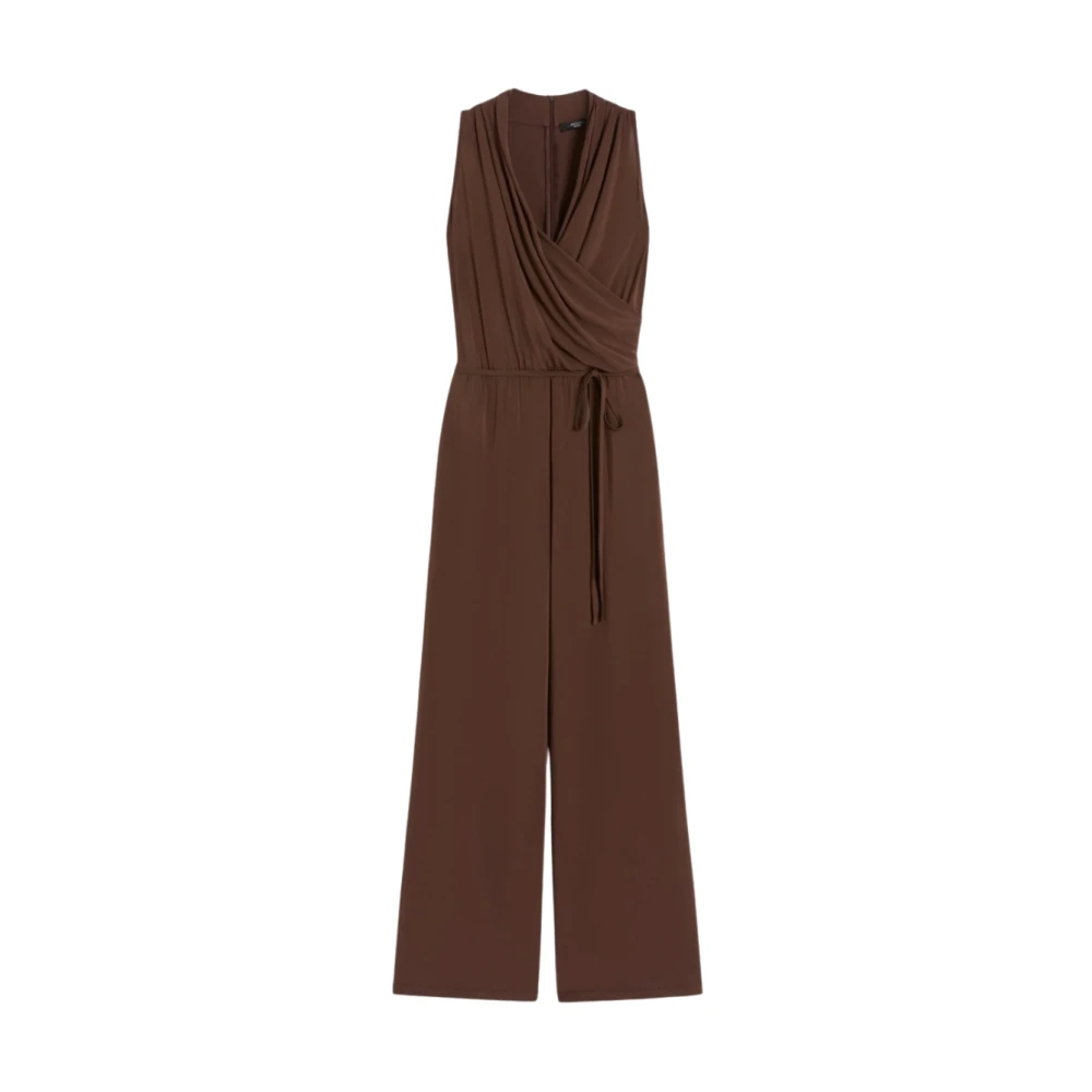 Weekend Max Mara Women's Brown Wkdtropico Jumpsuit - Jumpsuits - L - Jumpsuits & Playsuits