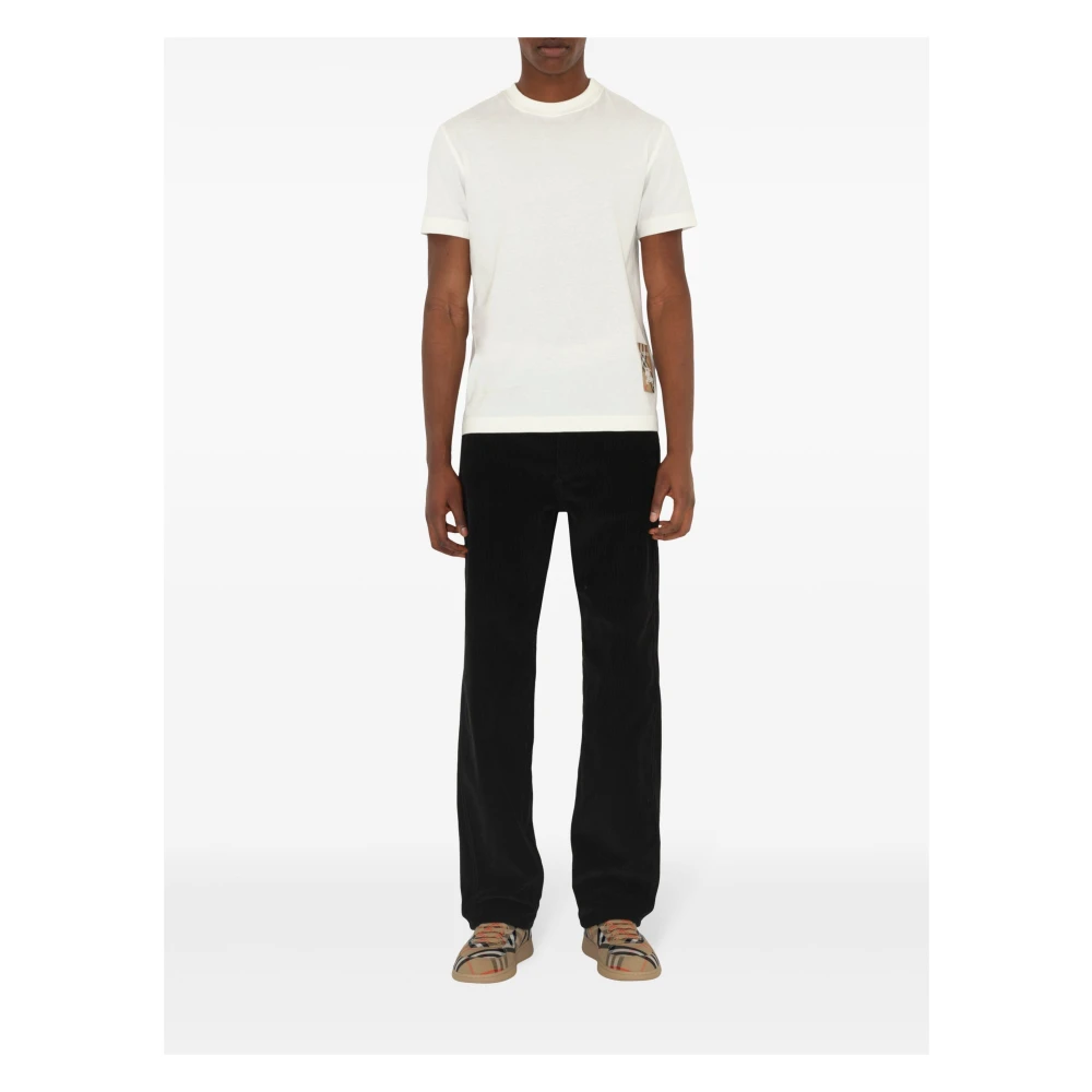 Burberry Krijt Jwear T-shirt White Heren