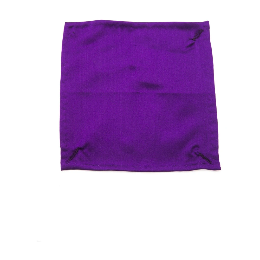 Billionaire Swarovski Knoop Pochette en Stropdassen Purple Heren