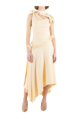 robe-jaune-slim-fit