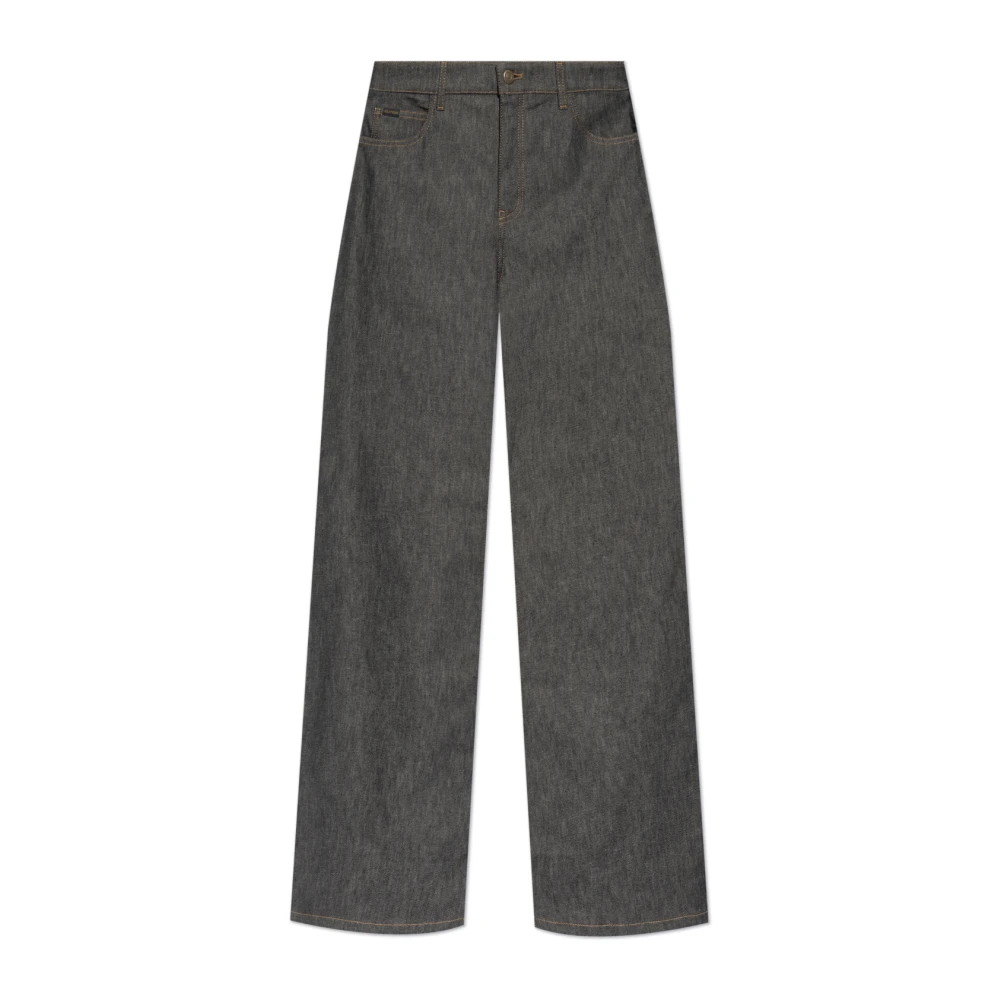 Courrèges Straight leg jeans Gray Heren