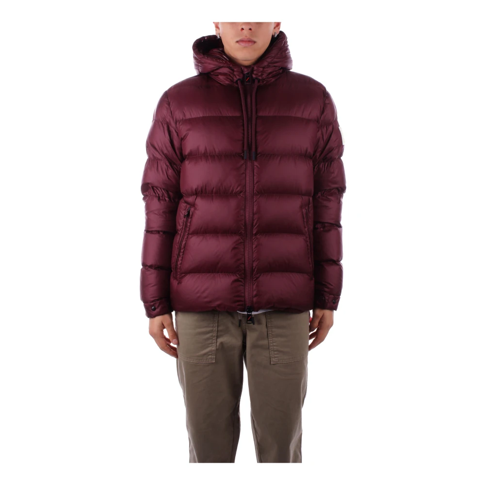 Afterlabel Bordeaux Hooded Jas met Ritszakken Red Heren