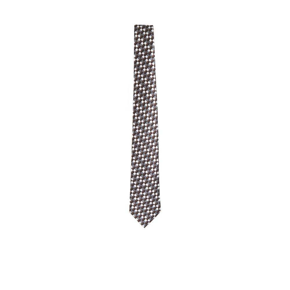 Giorgio Armani Elegante Zijden Stropdassen Collectie Multicolor Heren