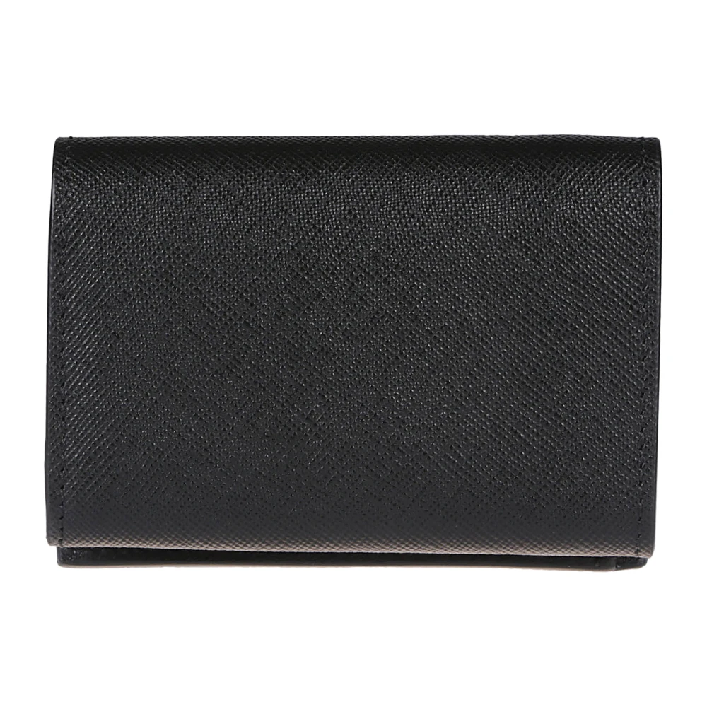 Marni Klassieke Trifold Portemonnee Black Dames