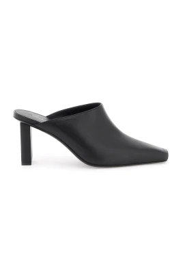 Läder Cut-Out Mules