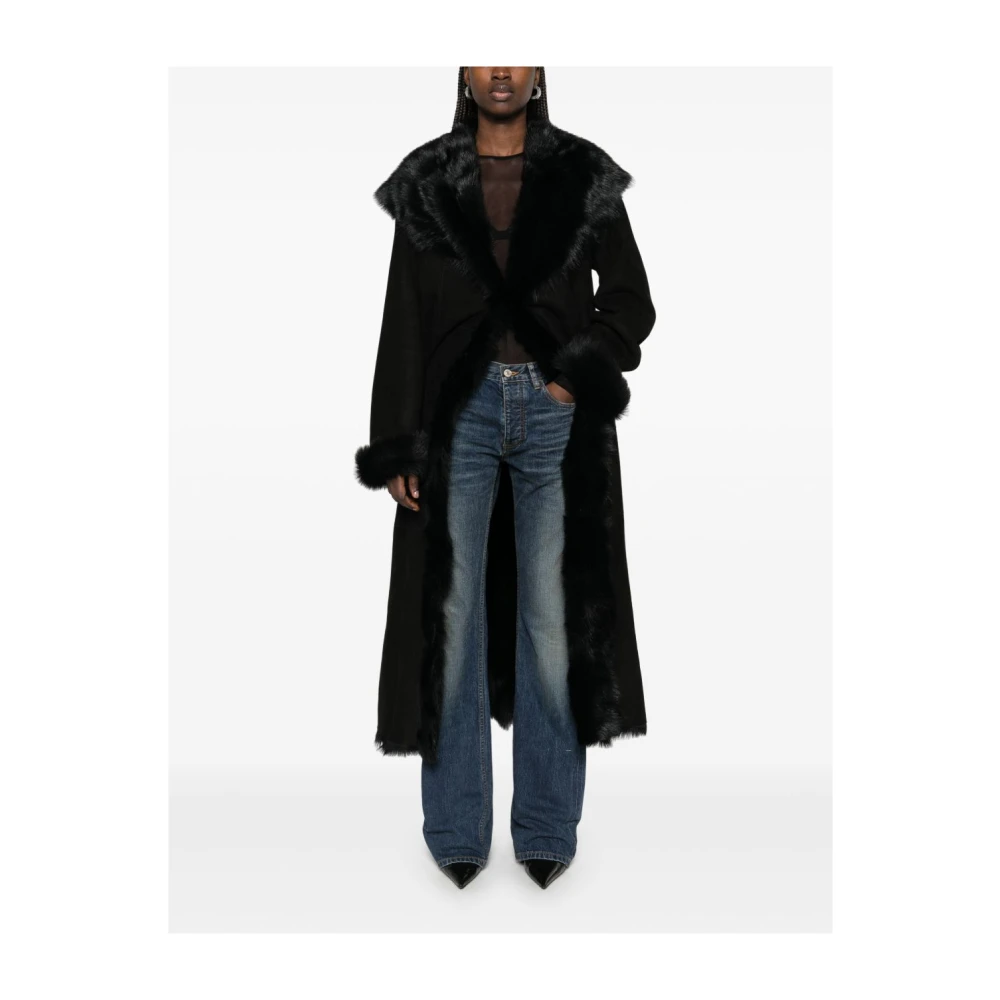 Balenciaga Blauwe Denim Flare Jeans Blue Dames