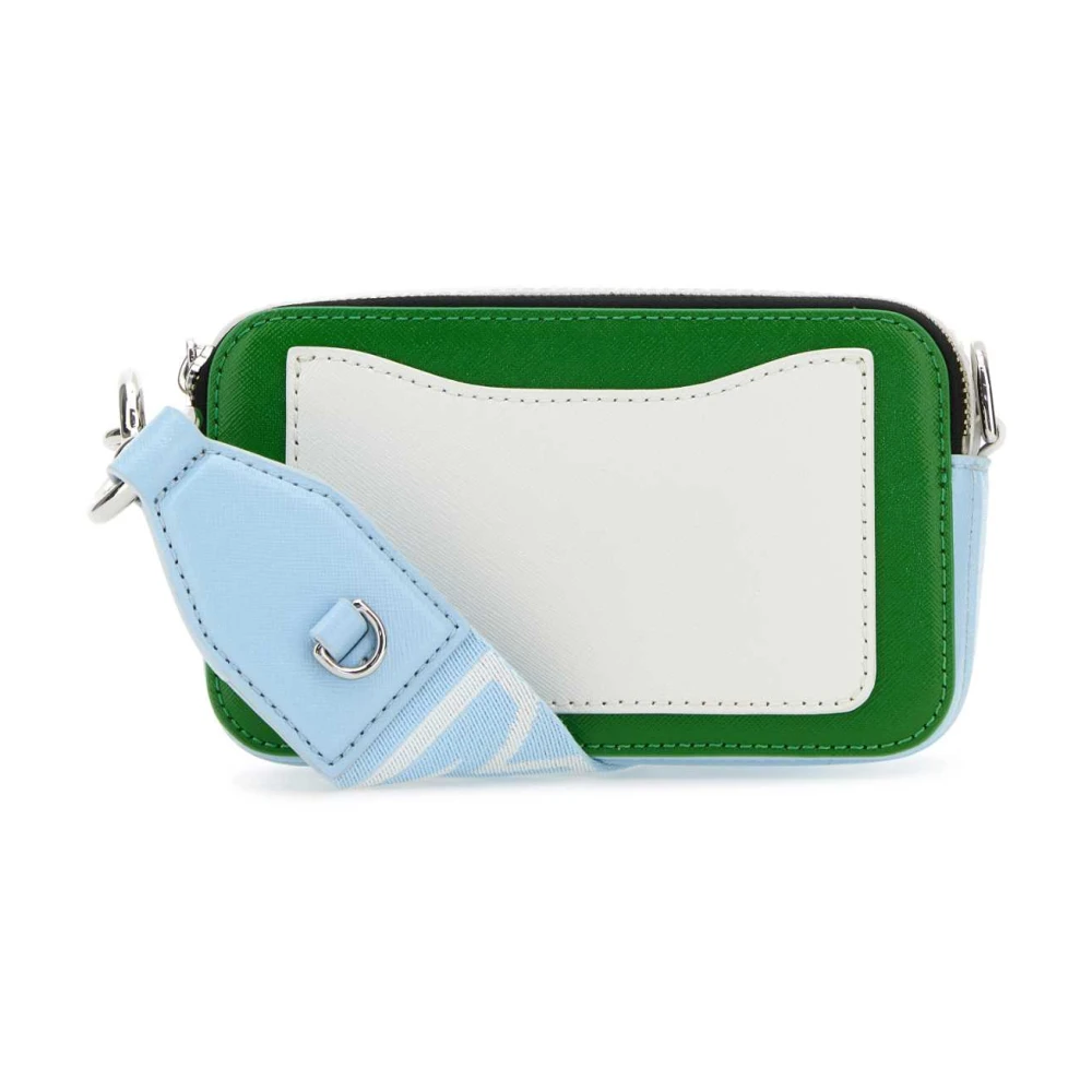 Marc Jacobs Multicolor Leren Snapshot Crossbody Tas Green Dames