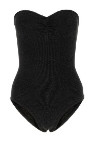 Czarny strój kąpielowy Brooke z elastycznego nylonu