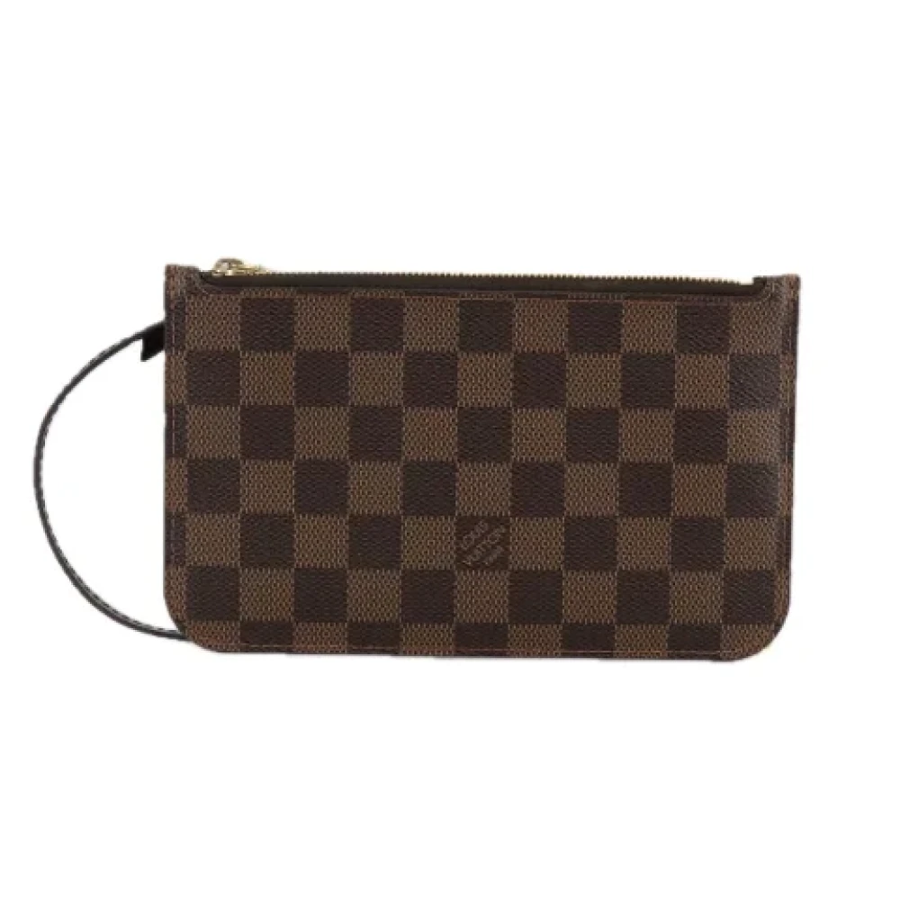 Louis Vuitton Vintage Pre-owned Canvas pouches Brown Dames