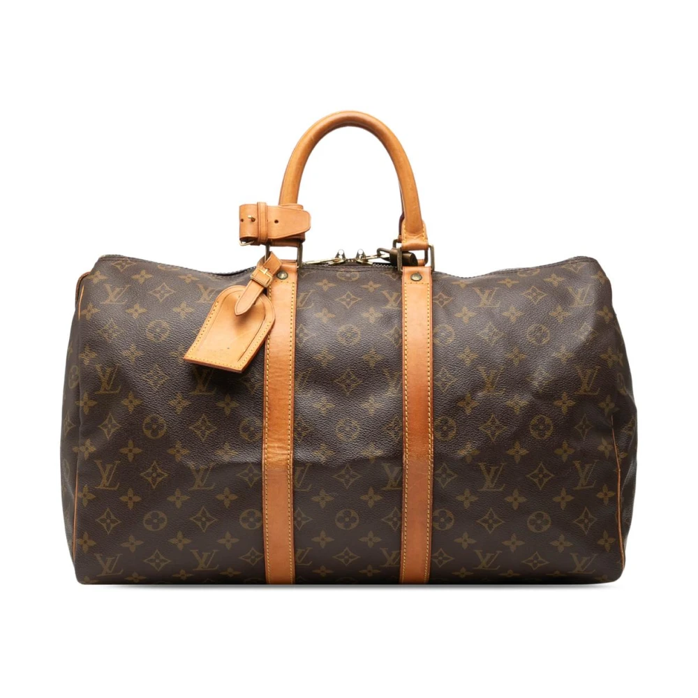 Louis Vuitton Vintage Women's Brown Pre-Owned Travel Bag