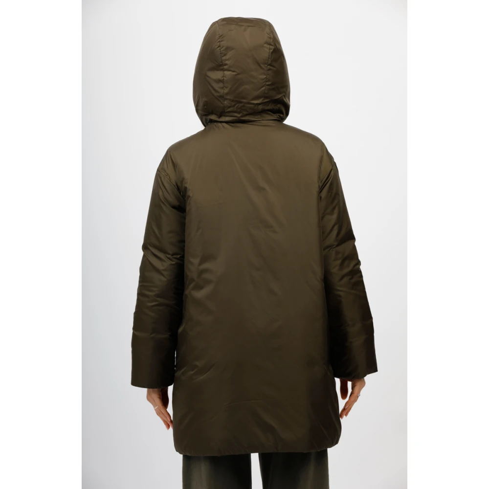 Aspesi Stijlvolle jas met automatische sluiting Green Dames