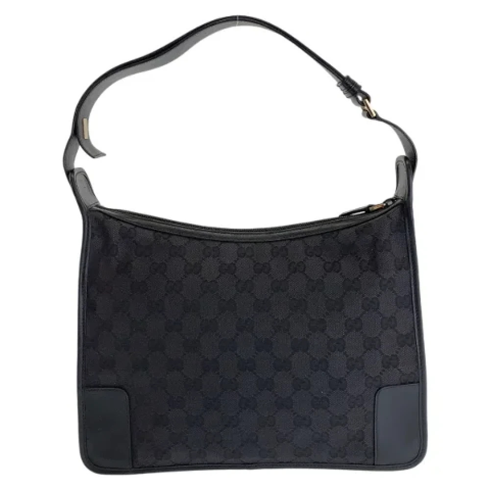 Gucci Vintage Pre-owned Canvas gucci-bags Black Dames