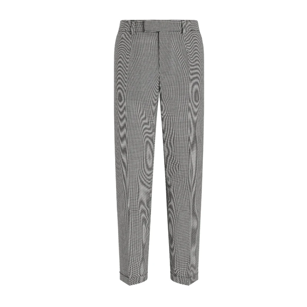Dolce & Gabbana Men's Gray Straight Trousers, L, Tailored Wool Trousers