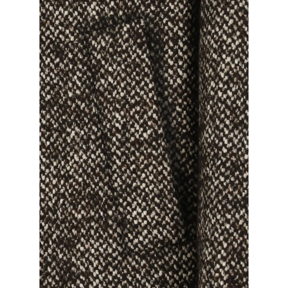 Lardini Bruine wollen jas met pieklapel Brown Heren