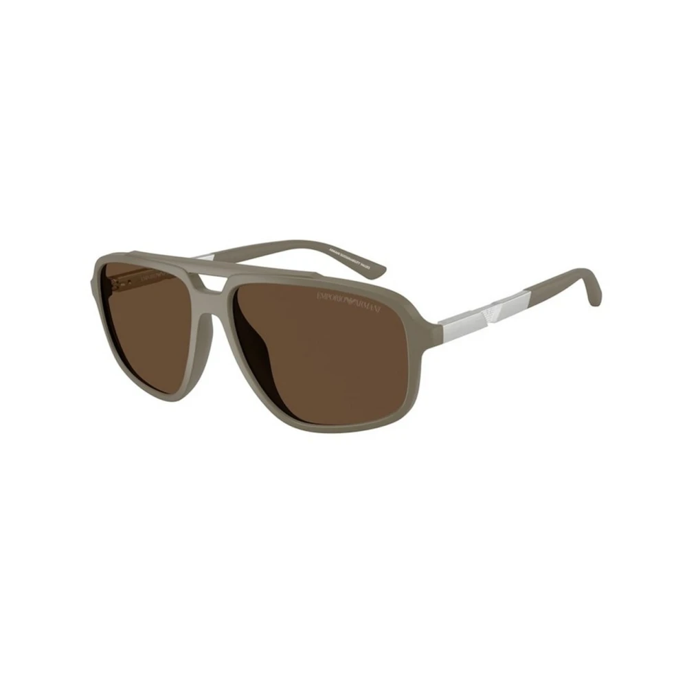 Emporio Armani Men's Brown Authentic Stylish Glasses With Premium Quality