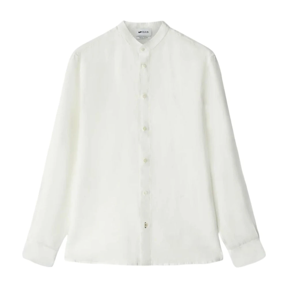 GAS Lange mouwen shirt White Heren
