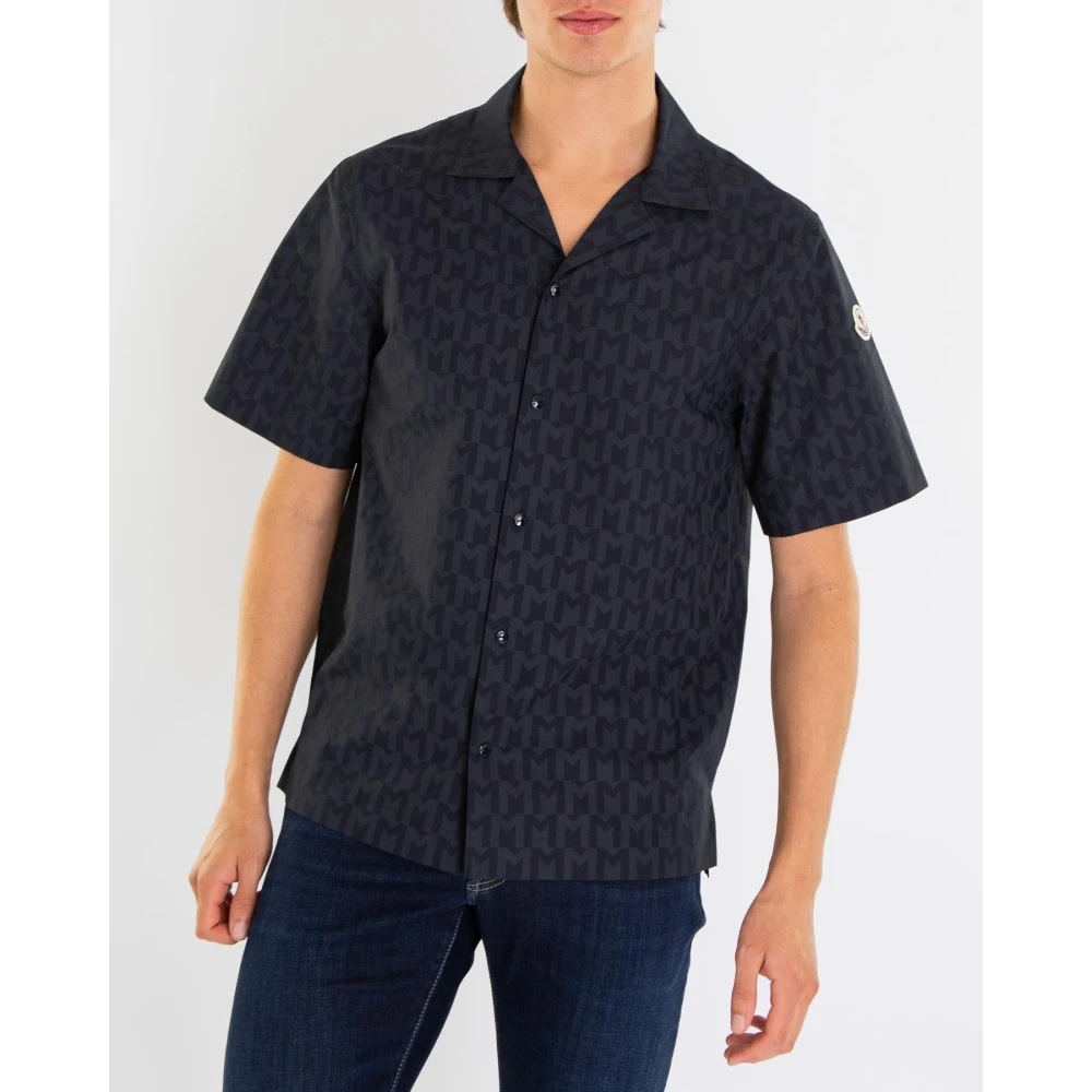 Moncler Heren Overhemd Blue Heren