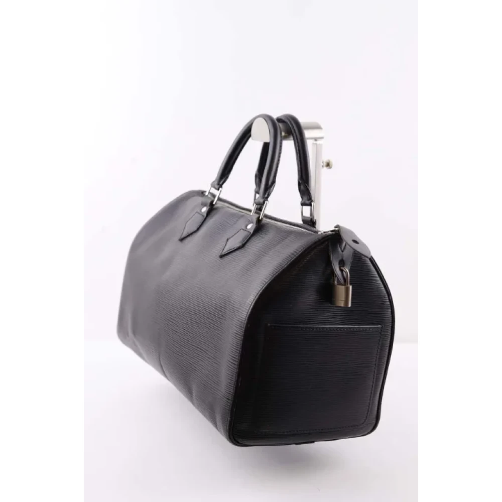 Louis Vuitton Vintage Pre-owned Leather handbags Black Dames