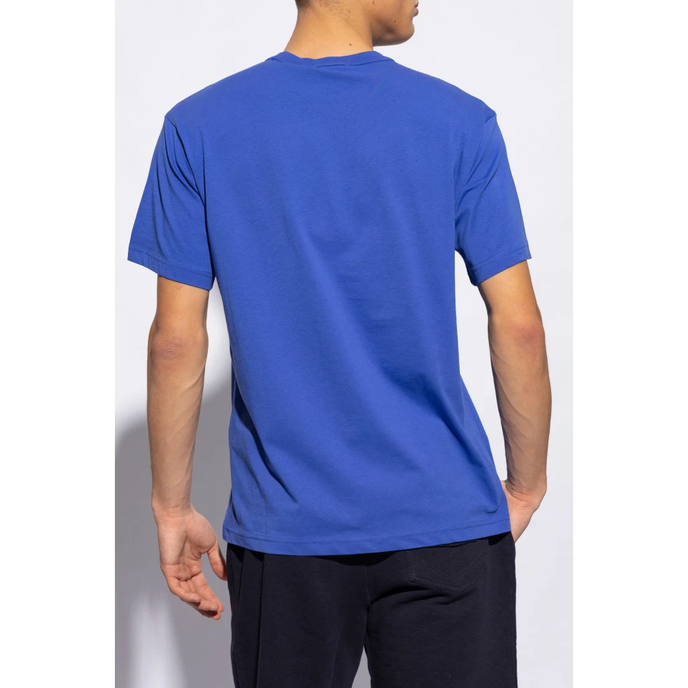 Versace Jeans Couture T-shirt met zak Blue Heren