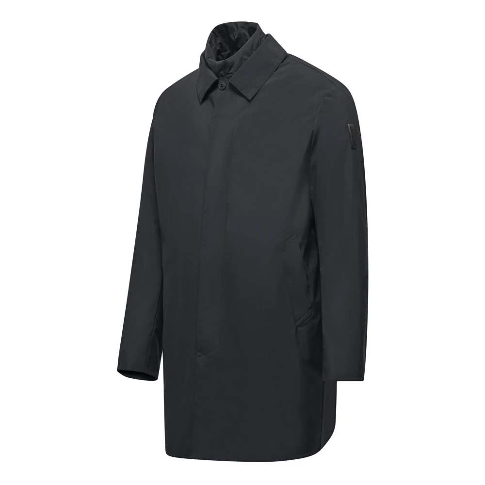 BomBoogie Gevoerde Gewatteerde Trenchcoat Blue Heren
