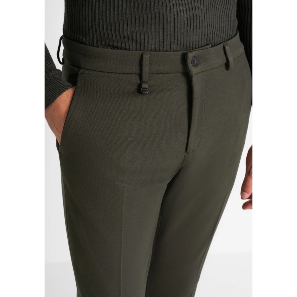 Antony Morato Super Skinny Fit Broek met Modern Design Green Heren