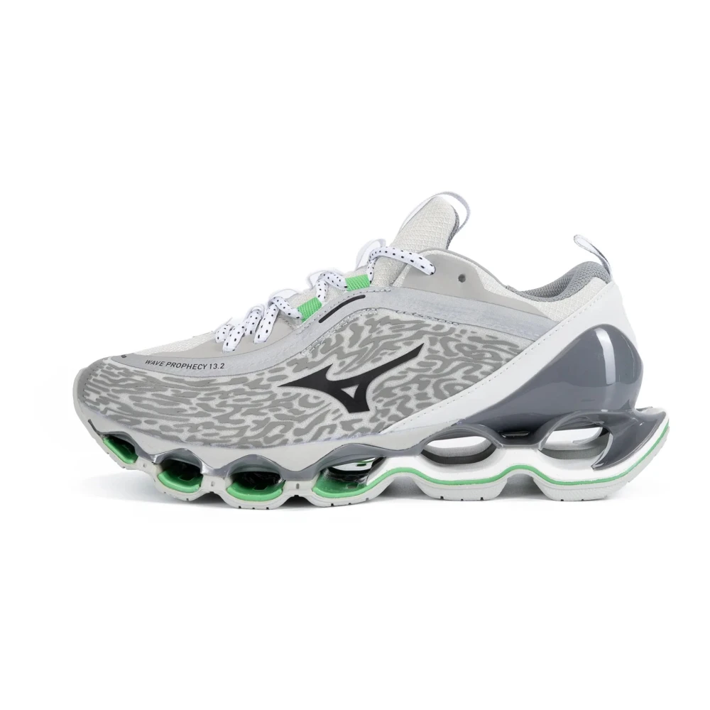 Mizuno Men's Gray Sneakers, 8 Uk, Wave Prophecy 13.2 Sneaker