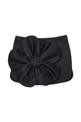 Satin Daisy Circle Skirt