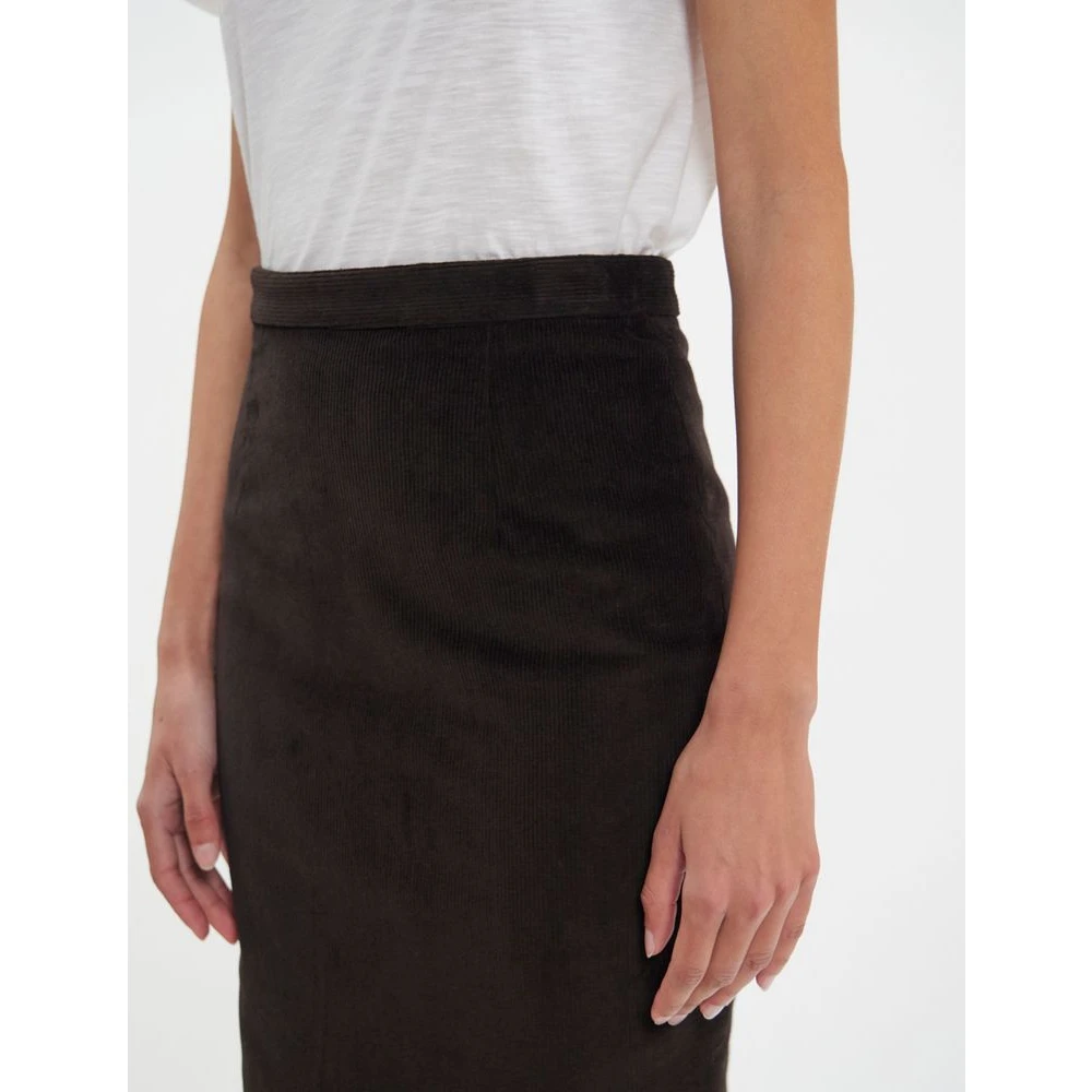 Ines De La Fressange Paris Gabriela rok in bruin milleraie fluweel Brown Dames
