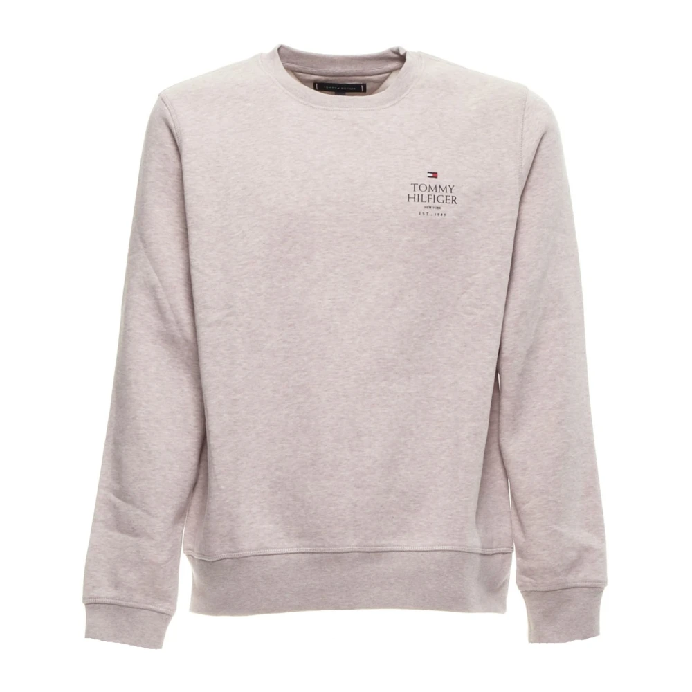 Tommy Hilfiger Stijlvolle Sweatshirt voor Mannen Gray Heren