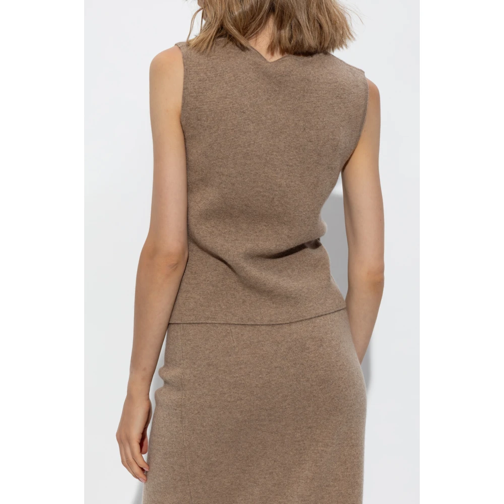 Max Mara Wollen top Fosco Brown Dames