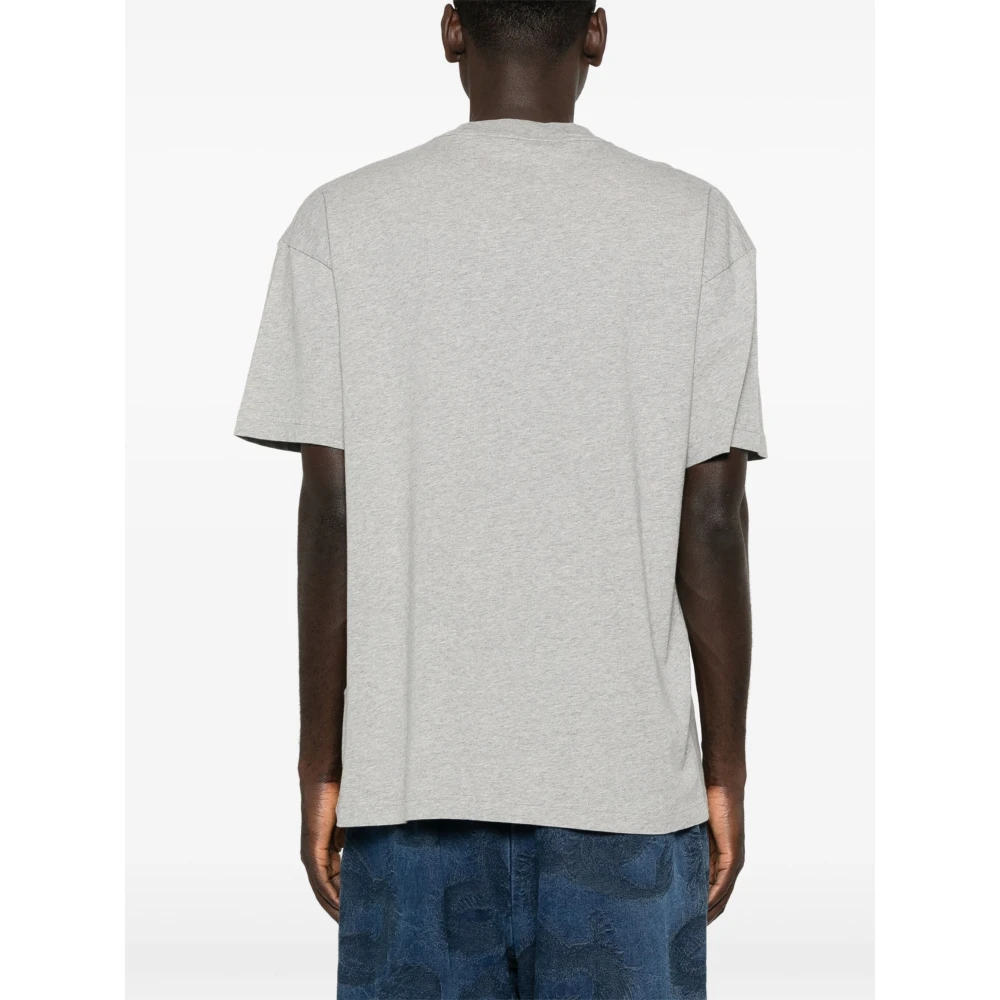 Palm Angels Klassieke College Tee Gray Heren
