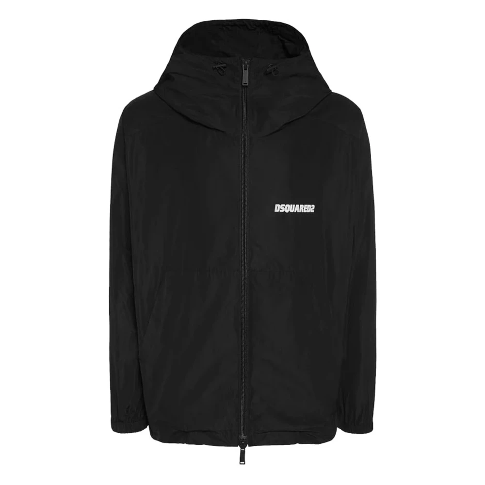 Dsquared2 Zwarte Jas 900 Black Heren