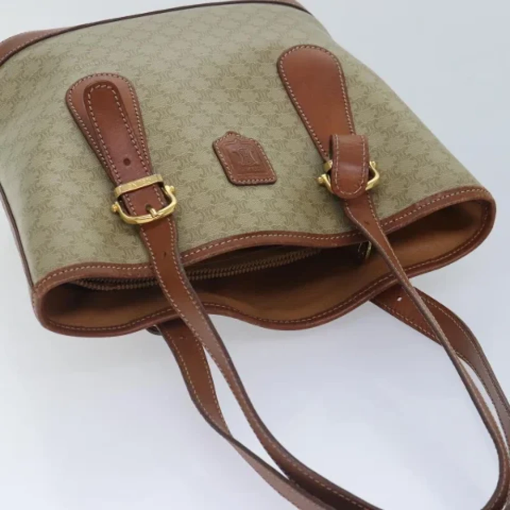 Celine Vintage Pre-owned Canvas totes Beige Dames