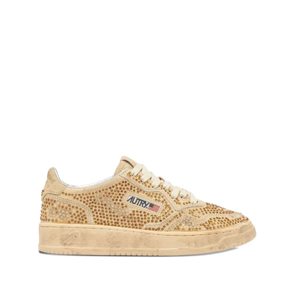 Autry Women's Brown Medalist Low - Sneakers - 8 Uk - Shoes