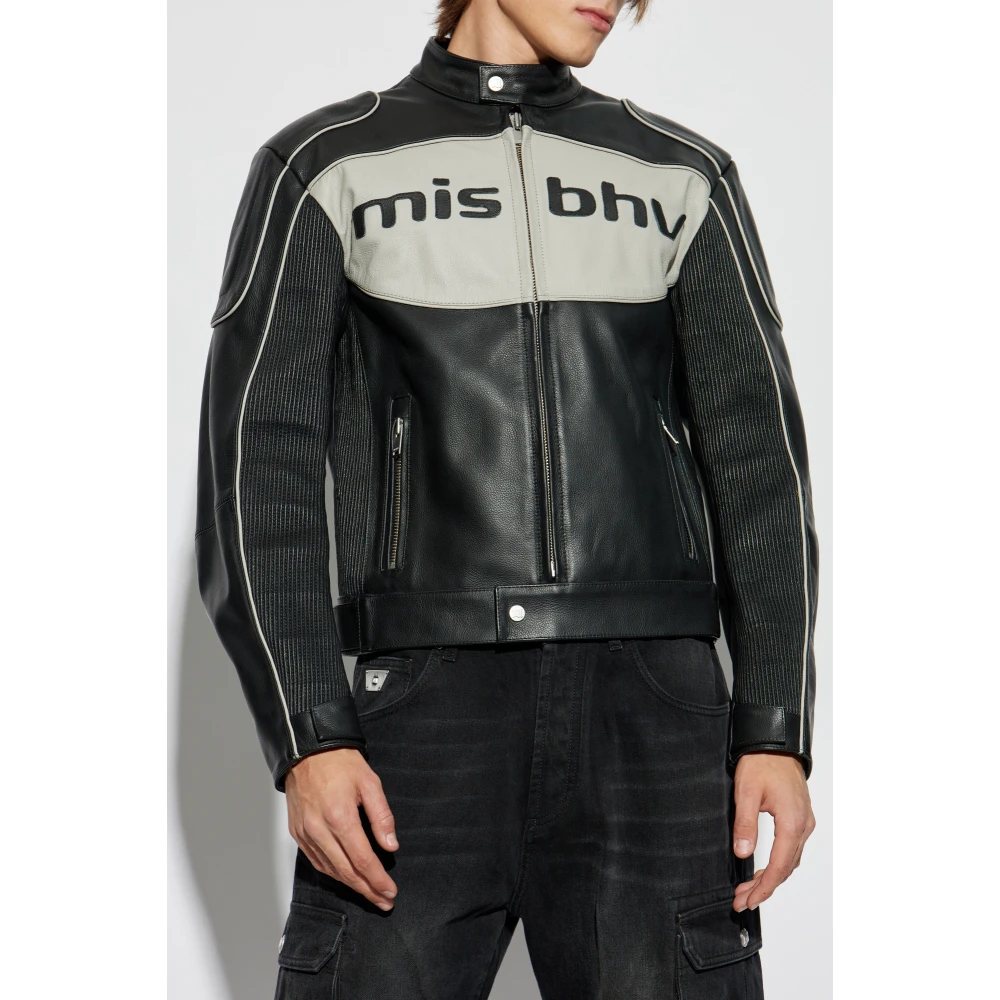 Misbhv Leren jas Black Heren