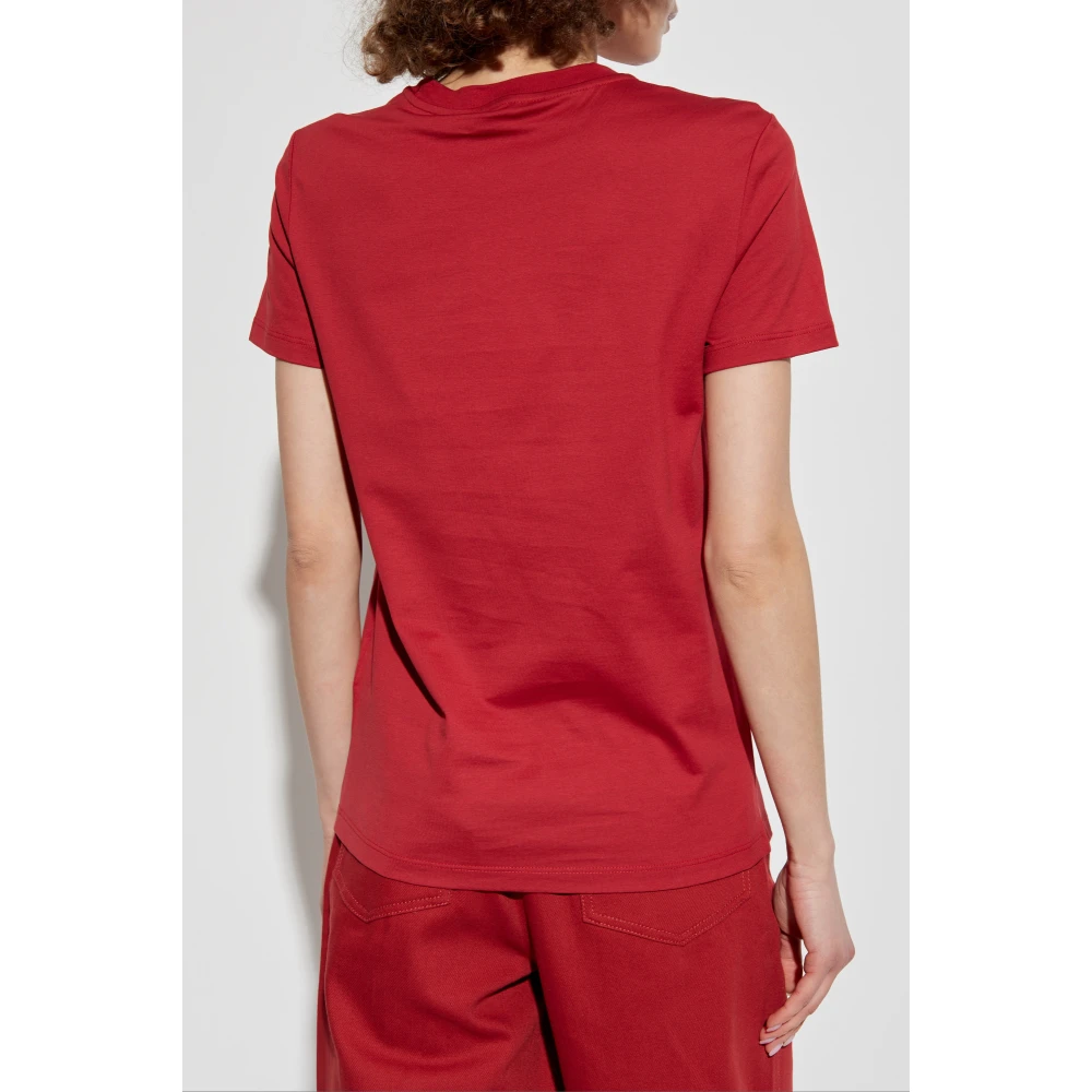 Max Mara T-shirt Nunzio Red Dames