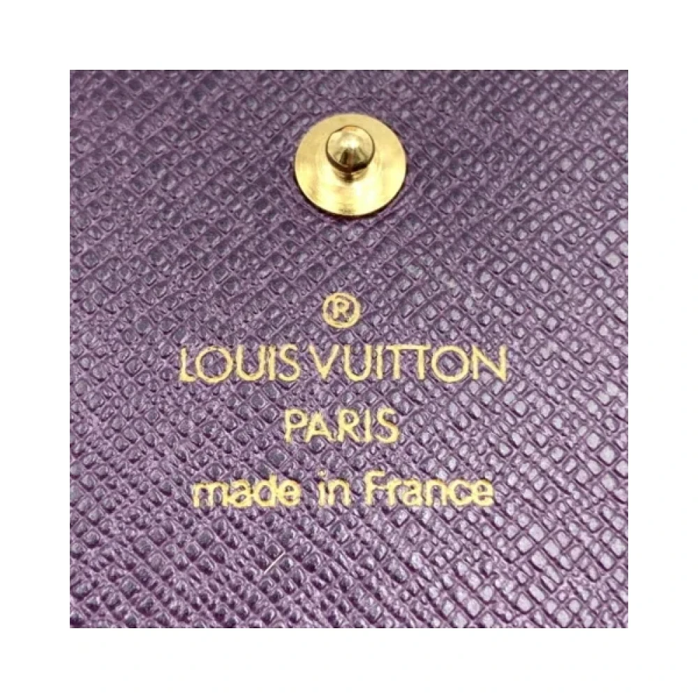 Louis Vuitton Vintage Pre-owned Leather wallets Yellow Unisex