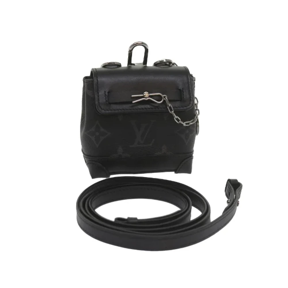 Louis Vuitton Vintage Pre-owned Canvas louis-vuitton-bags Black Dames