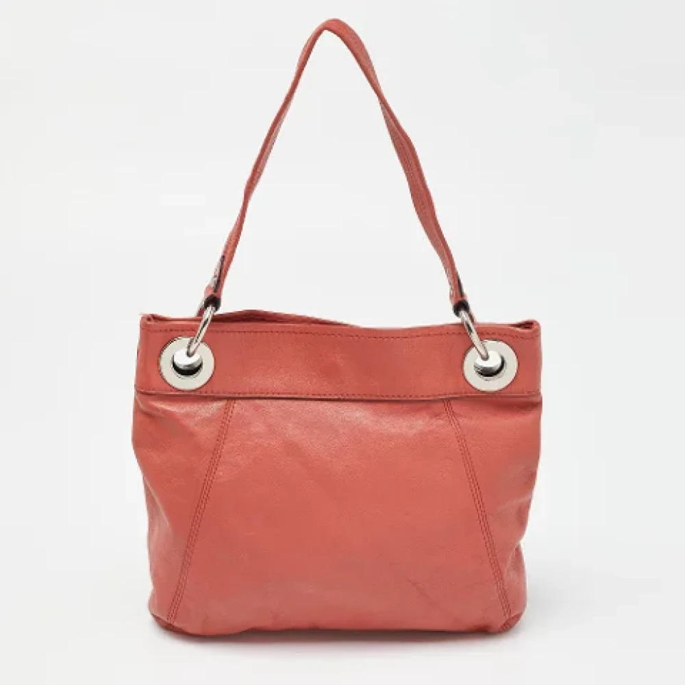 Coach Pre-owned Leather totes Orange Dames