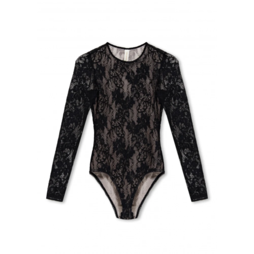 Zimmermann Kant Zwart Top Parijs Mode Luxe Black Dames