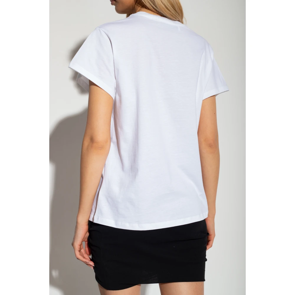 IRO Tabitha katoenen T-shirt White Dames