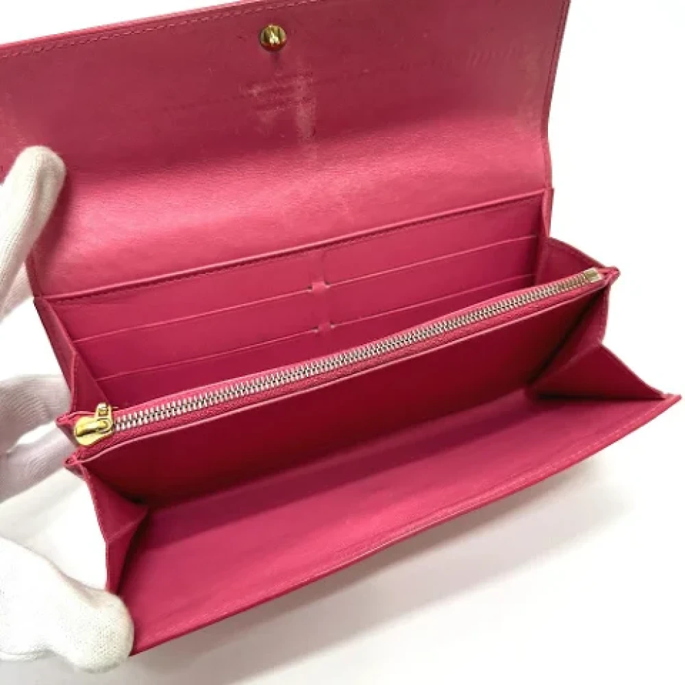 Louis Vuitton Vintage Pre-owned Fabric wallets Pink Dames