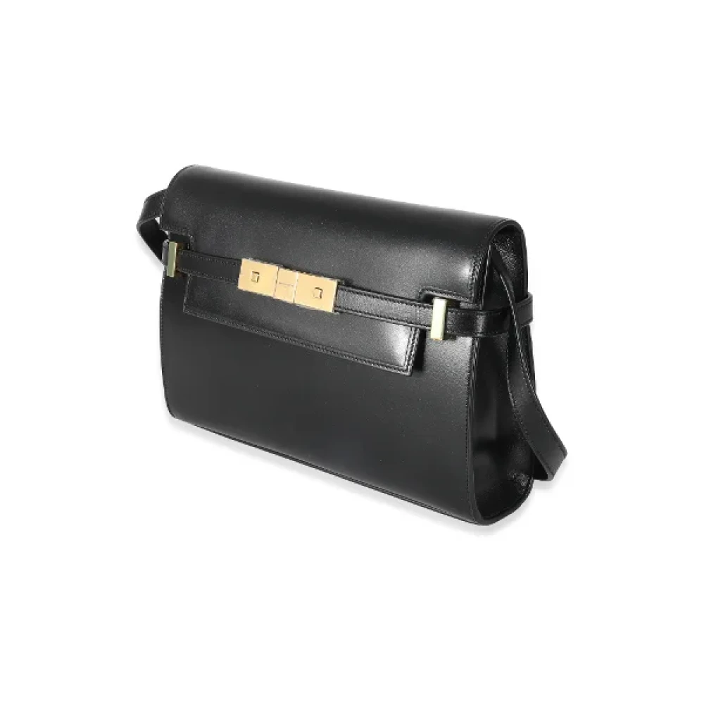 Yves Saint Laurent Vintage Pre-owned Leather shoulder-bags Black Dames