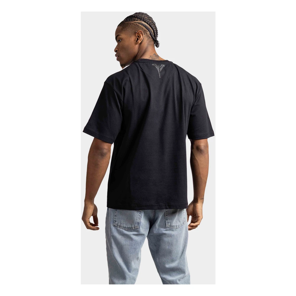 carlo colucci Icarius Heren T-Shirt Zwart Black Heren