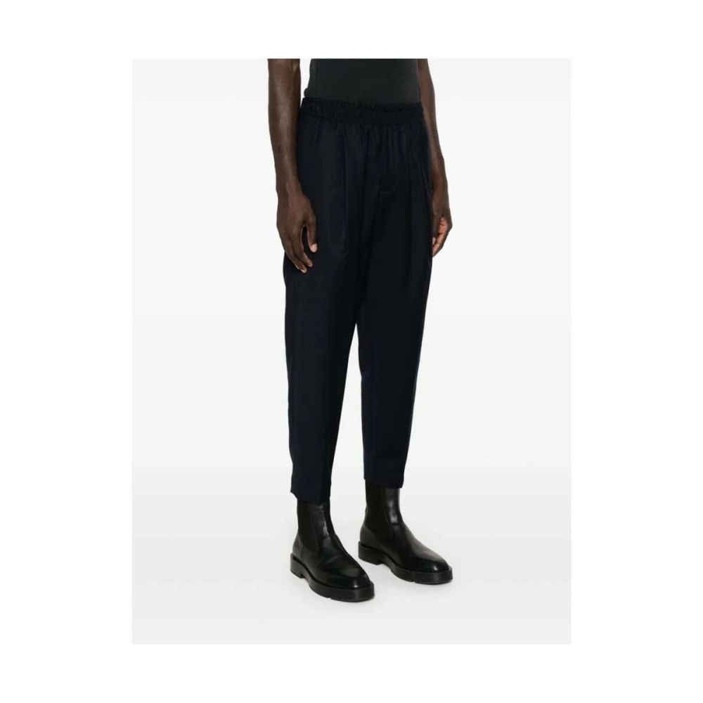 Briglia Middernachtblauwe Wollen Broek Blue Heren